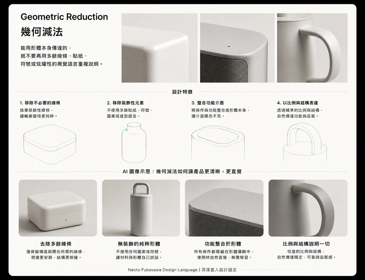 Geometric Reduction 幾何学的削減 AI デザインイメージ
